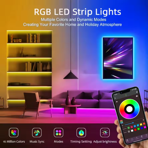 RGB LED Strip - Create a Colorful Atmosphere at Home🌈