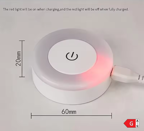 💡LED Touch Light - USB Rechargeable Night Lamp for Home & Bedroom